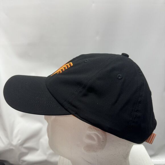 Whataburger Black Baseball Cap Orange "W" Logo Adjustable Snapback Hat Crew - Picture 4 of 8
